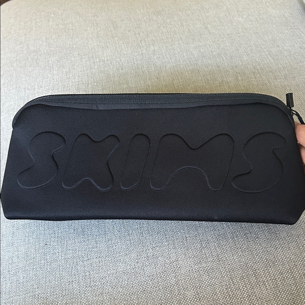 SKIMS Black Toiletry Bag